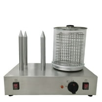 Hot Dog Warmer Machine Bun Warmer Machine Commercial with Adjustable Temperature 110V