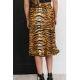 thumbnail image 5 of Stylish Tiger Satin Skirt, 5 of 5