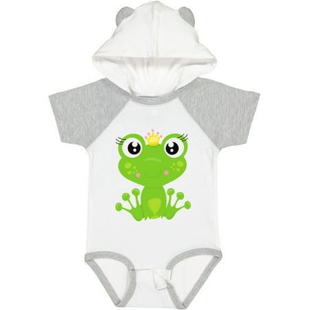 

Inktastic Cute Frog Green Frog Frog Princess Crown Gift Baby Girl Bodysuit
