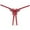Red, variant on Panties for Women Pink Lace Thongs Pearl Underwear for Women Naughty Panties One Size