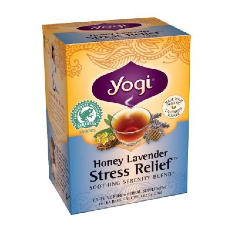Yogi Honey Lavender Stress Relief Tea, 16 Tea Bags