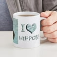 thumbnail image 6 of CafePress - Helaine's Hippo Mug - 11 oz Ceramic Mug - Novelty Coffee Tea Cup, 6 of 6
