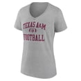 thumbnail image 2 of Women's Gray Texas A&M Aggies First Sprint Team V-Neck T-Shirt, 2 of 3