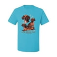 thumbnail image 2 of If It's Not a Dachshund It's Just a Dog Gift | Mens Dog Lover Graphic T-Shirt, Light Turquoise, X-Large, 2 of 3