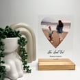 thumbnail image 7 of Custom Personalized Photo Picture Plaque, Wedding Anniversary Engagement Home Décor for Her Custom Wood Stand Engrave Couple Gift, Christmas, 7 of 7