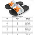 thumbnail image 2 of GZHJMY Stylish Slides for Women Men, Cute Bear Taking Bath Soft Flexible Slip-on Sandals Slippers, 2 of 7