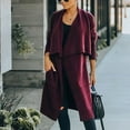 thumbnail image 5 of Idoravan Cardigans for Women Spring Women Casual Solid Long Sleeve Cardigan Sweater Coat With Pockets, 5 of 6