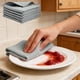 thumbnail image 5 of Paño de Limpieza de Microfibra Ultrafina Qazbgdl con Tejido Gofrado | Súper Suave y Muy Absorbente | Toalla de Secado Rápido para Cocina, Vajilla, Coche y Muebles | 1 Paquete, 5 of 6