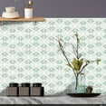 thumbnail image 2 of Ruiboury PVC Kitchen Renovation Adheve Wall Tiles With Herringbone Pattern Self-Adheve Pack Of 12 SCQ1097（20x20cm） 12pcs, 2 of 6