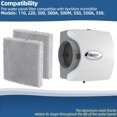 thumbnail image 3 of LAICAIW 10 Water Panel Humidifier Filter Replacement for Aprilaire Whole House Humidifier Pad Filters Models 110, 220, 500, 500A, 500M, 550, 550A, 558 (Pack of 2), 3 of 7