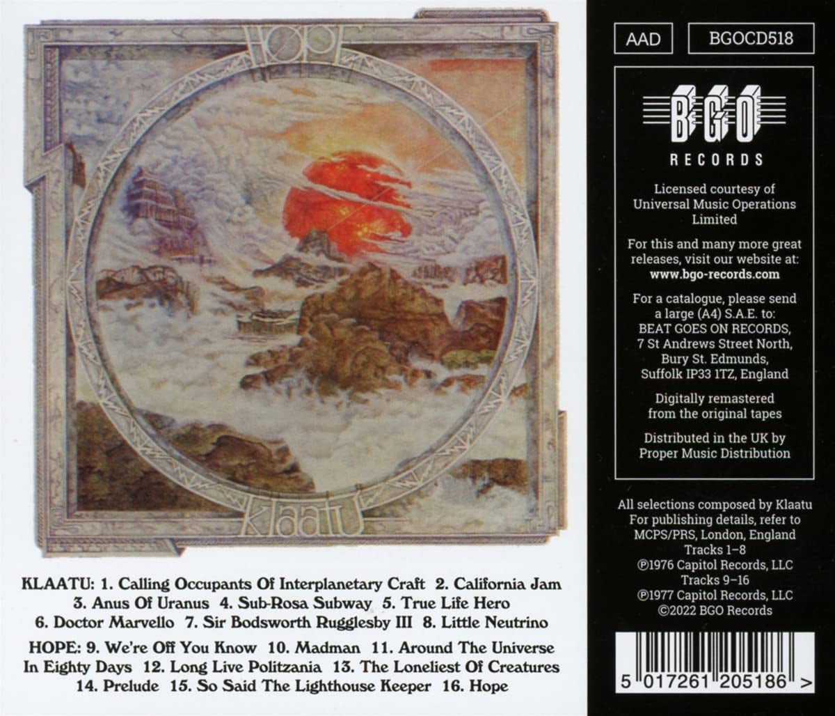 Klaatu - Klaatu / Hope - Rock - CD - Walmart.com