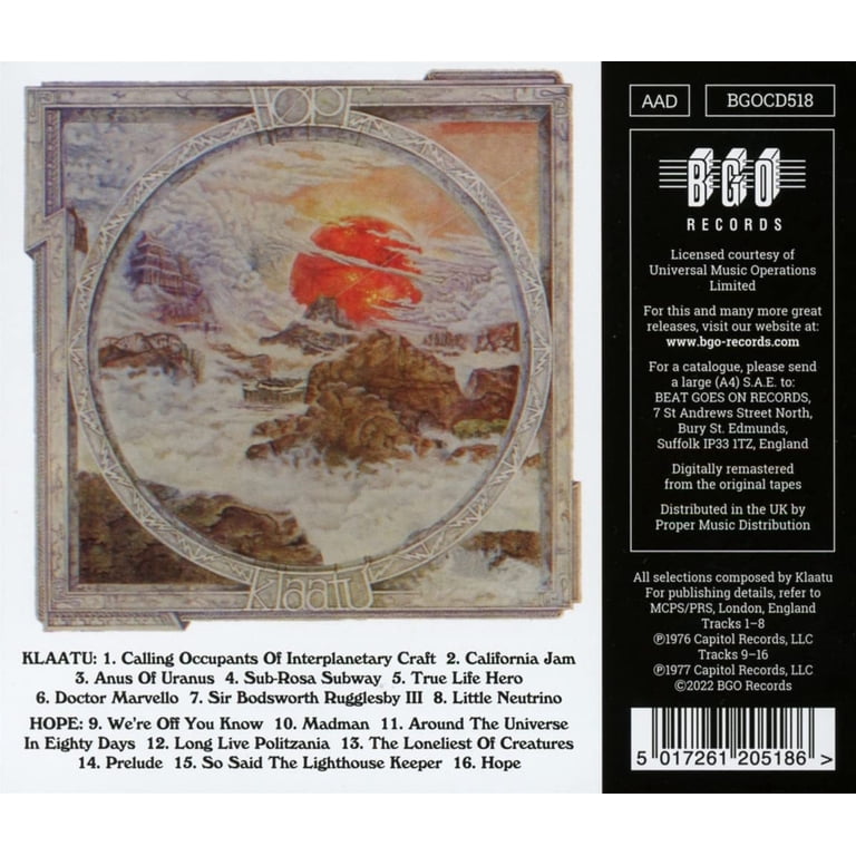 Klaatu - Klaatu / Hope - Rock - CD - Walmart.com