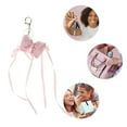 thumbnail image 3 of Unique Bargains 1 Pc Handbag Charms Keychains Ribbon Bow Bag Accessories Pink, 3 of 5