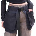 thumbnail image 2 of Hiking Belt Bag with Multiple Pockets, Sweatproof Side Pocket for Camping, Running Black, 2 of 5