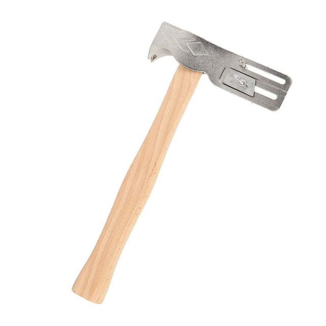 Roofing Hammer, Magnetic Roofing Hatchet Wooden Handle for Roofing Work