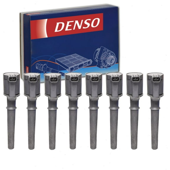 8 pc DENSO Direct Ignition Coils compatible with Ford Mustang 4.6L 5.4L 5.8L V8 1999-2014