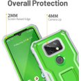 thumbnail image 2 of Wekity AT&T Maestro Max Phone Case, Cricket Ovation 2 Phone Case, Dual Layer Shockproof Heavy Duty Case with Screen Protector, Built-in Kickstand (Blue), 2 of 5