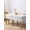 Gray White, variant on Marble Table Cloth, Grey Golden Crack Minimalistic Abstract Waterproof Tablecloth for Rectangle Tables, Reusable Washable Fabric Table Cover for Restaurant Kitchen Dining Tables 60"x120"