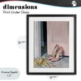 thumbnail image 4 of Stupell Industries Contemporary Pink High Heels & Tinsel Black Framed Print Under Glass, 17 x 21, by The Prints Vibe, 4 of 8
