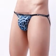 thumbnail image 2 of Aayomet Caleçons Courts Bikini pour Hommes g String Caleçons Courts avec Poche (Bleu, G), 2 of 5
