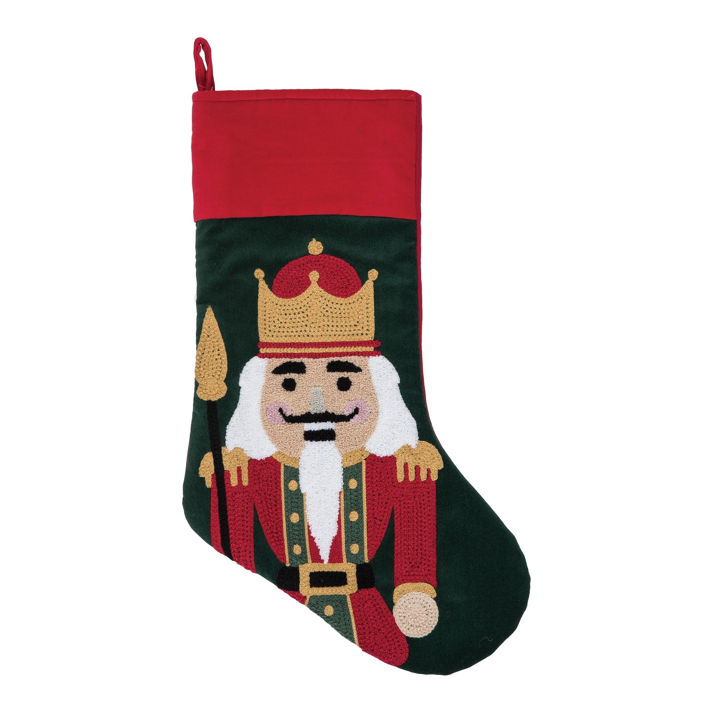 C&F Enterprises Christmas Traditions Chain Stitched Stocking - Walmart.com
