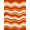 Orange, Pattern 1, variant on ODIKA 4'x6' Machine Washable Non-Slip Area Rug, Retro Burnt Orange High Traffic Rug, Orange, 1284996