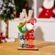 thumbnail image 5 of 3 Piezas Decoraciones Navideñas, Decoraciones De Letras Pintadas De Anciano Sin Rostro De Madera Decoraciones Enanas Navideñas Rojo Verde, 5 of 5