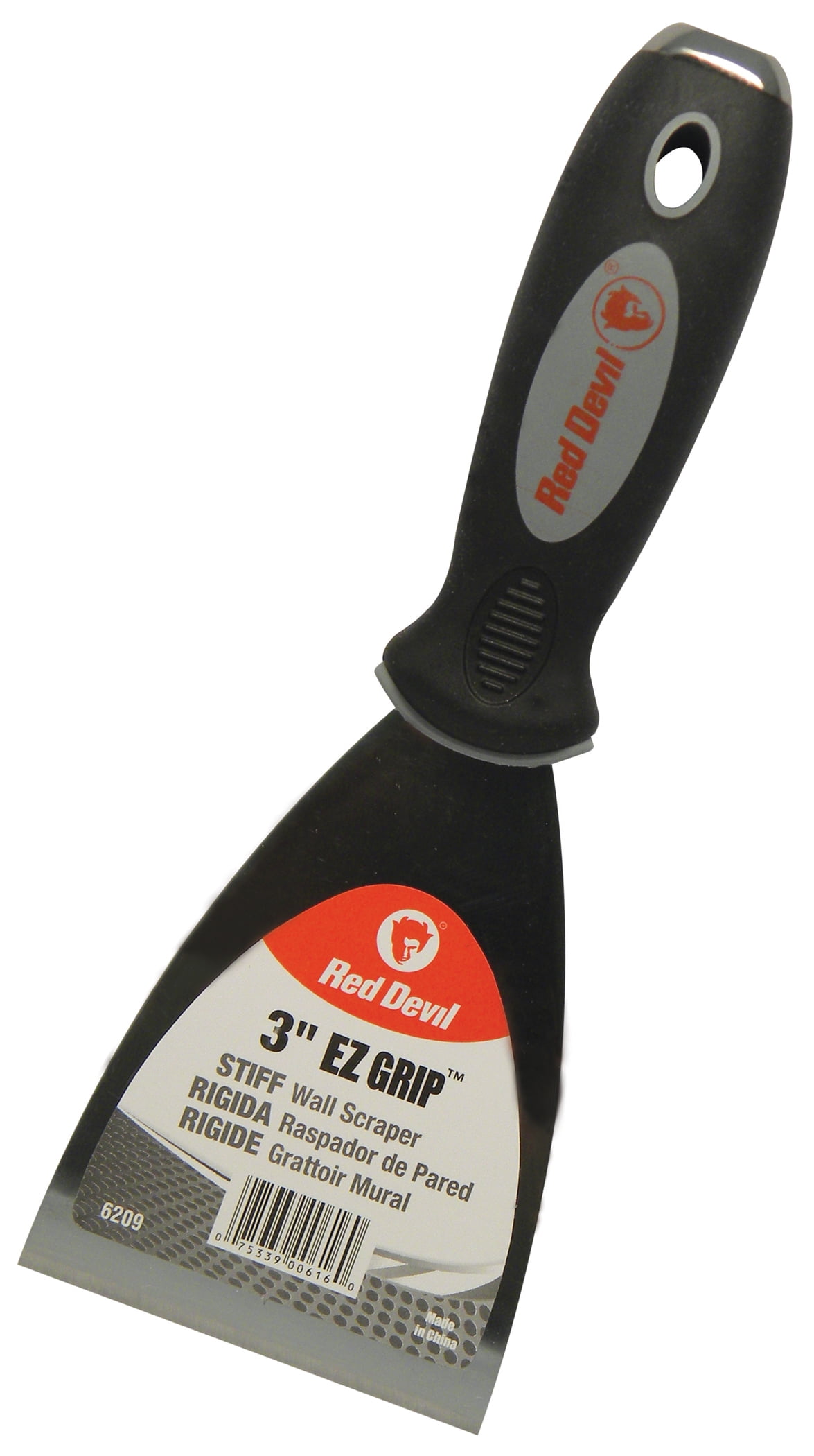 Red Devil 6209 3" Stiff EZ Grip Wall Scraper by Red Devil