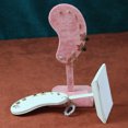 thumbnail image 2 of Minnieouse Soporte para pendientes Soporte de exhibición de franela Adornos de exhibición en forma de oreja Estante Organizador Soportes Estuche Ropa, zapatos y accesorios Miscelánea Blanco Minnieouse AP016467-02, 2 of 6
