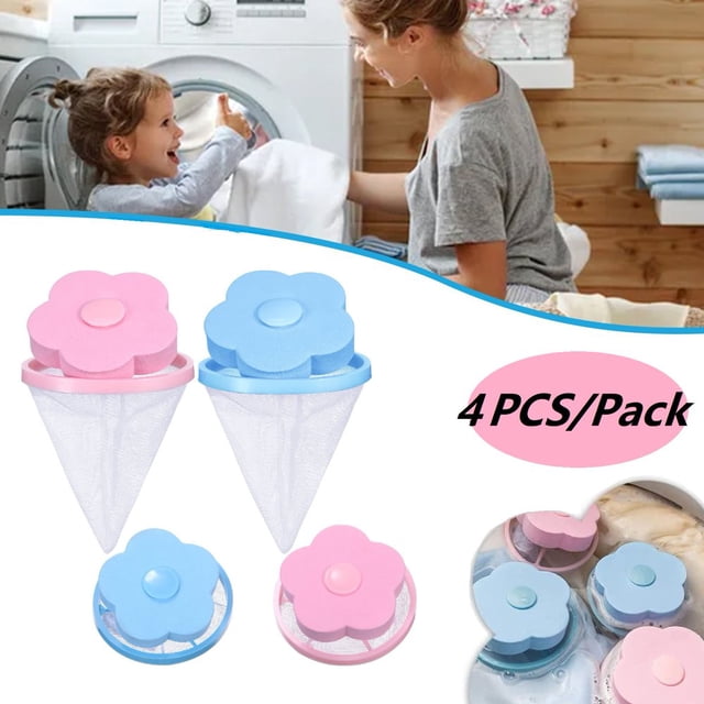 3 Pcs Filtres Flottants Réutilisables pour Cheveux/confettis/peluches pour Machine à Laver
