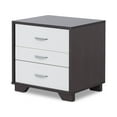 thumbnail image 2 of Urban Designs  Dore Collection 3-Drawer Nightstand walnut & espresso Walnut Finish, 2 of 4