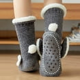 thumbnail image 5 of Dyfzdhu Women Cartoon Floor Socks Thickened Warm Sleep Socks Slippers Socks, 5 of 6