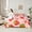 Green Red Pink, variant on Castle Fairy Kawaii Red Strawberry 7-Piece Twin Bedding Sets for Teens Girls Women,Cute Flower Bedding Comforter Set,Polka Dots Breathable Sheet Sets,Lightweight Room Decor