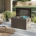 thumbnail image 4 of PartyKindom Large Outdoor Coffee Weatherproof Patio Storage Box for Garden and Deck, 4 of 7