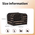 thumbnail image 5 of Haiem American Flag with Desert Camouflage Print Toaster Covers 4 Slice Wide Slot,Bread Dust Cover & Fingerprint Protection,Bread Machine Cover,Appliance Covers, 5 of 7