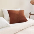 thumbnail image 7 of Set of 2 Sage Green Decorative Throw Pillow Covers 12x12 Inch Soft Corduroy Windmill Textured Striped Patchwork Cushion Cases for Sofa Bed Home Decor, 7 of 7