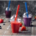 thumbnail image 4 of [50 Sets - 12 Oz] Crystal Clear Plastic PET Cups With Dome lids for Iced Coffee, Cold Drinks, Milkshake, Slush Cups, Smoothy's, Slurpee, Party's, Pla, 4 of 9