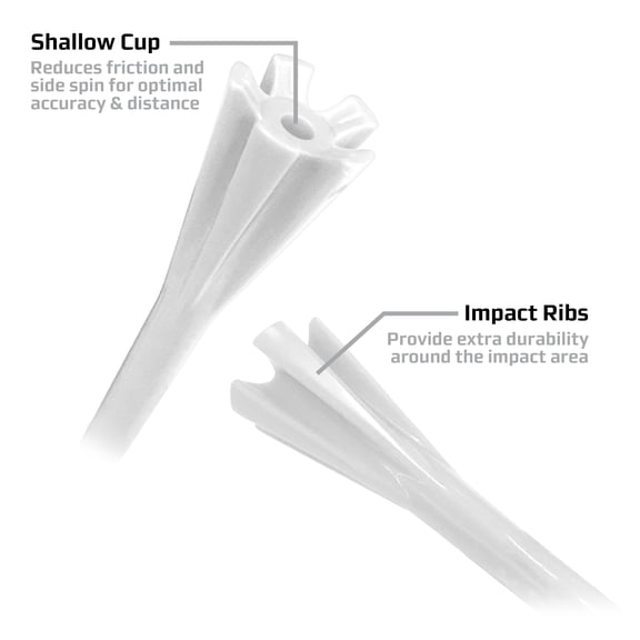 Callaway Golf Performance 2.75 Inch White Golf Tees