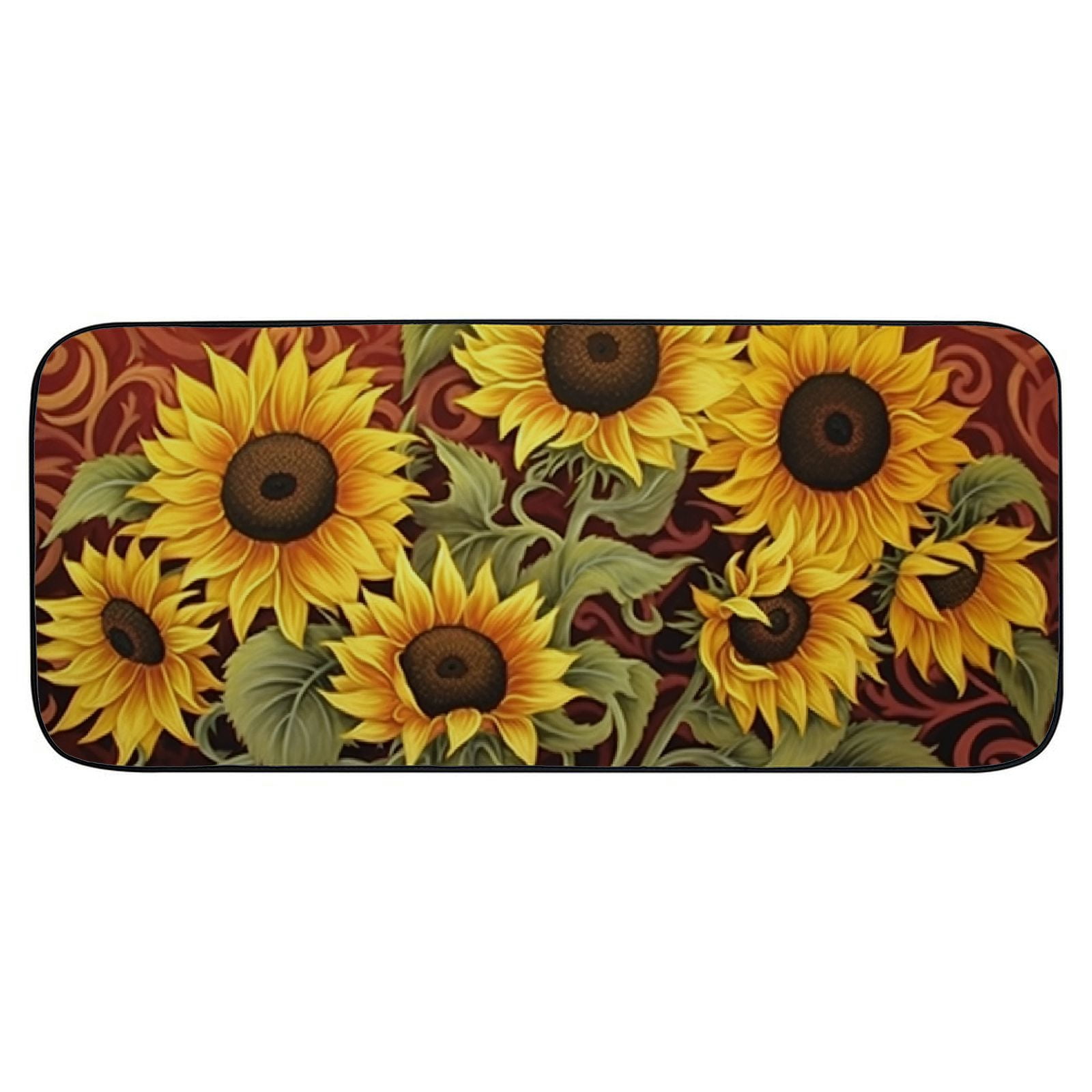 Heduofu Decorative Door Mat, Door Mat with Non-Slip Rubber Backing, Easy Cleaning, Traps Dirt, Rug for Entry, Patio, Garage 19.68*47.24 in