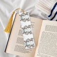 thumbnail image 4 of Kdxio Running White Horses Print Metal Tassel Bookmarks,Perfect Gift for Art Lovers and Bookworms Metal Bookmarks for Women, 4 of 8