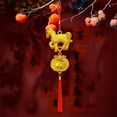 thumbnail image 4 of 2026 Chinese Horse Year Pendant with Apple (Symbol of Peace & Harmony) – Red Tassel Auspicious Charm for Home Car Bonsai, Lunar New Year Decor, Includes 1 Piece, 4 of 4