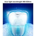thumbnail image 5 of Cepillo de dientes eléctrico sónico automático de 360 grados para adultos, blanqueador bucal, luz azul, cepillos de dientes en forma de U con base de carga, 5 of 5
