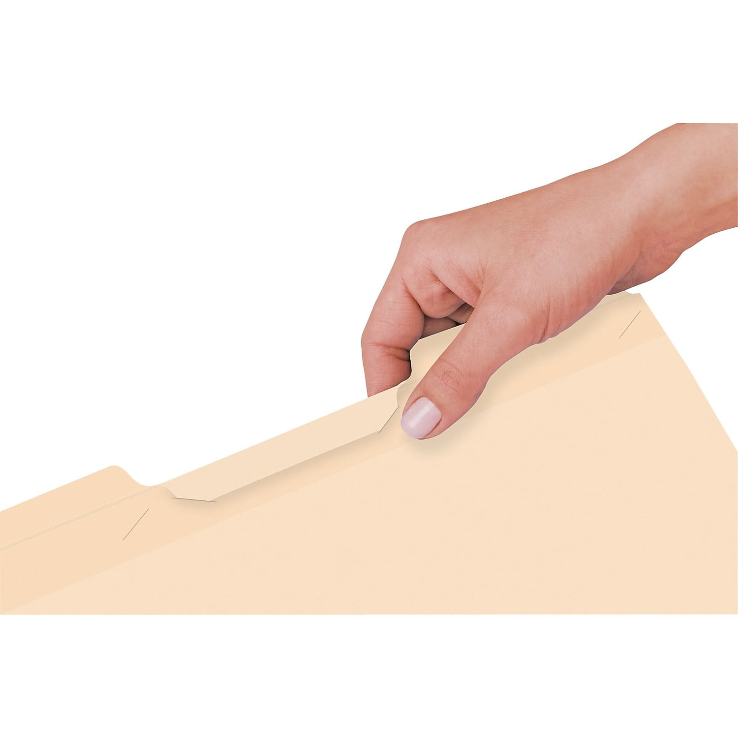 Pendaflex Ready-Tab File Folders 1/3 Cut Top Tab Letter Manila 50/Pack 42336