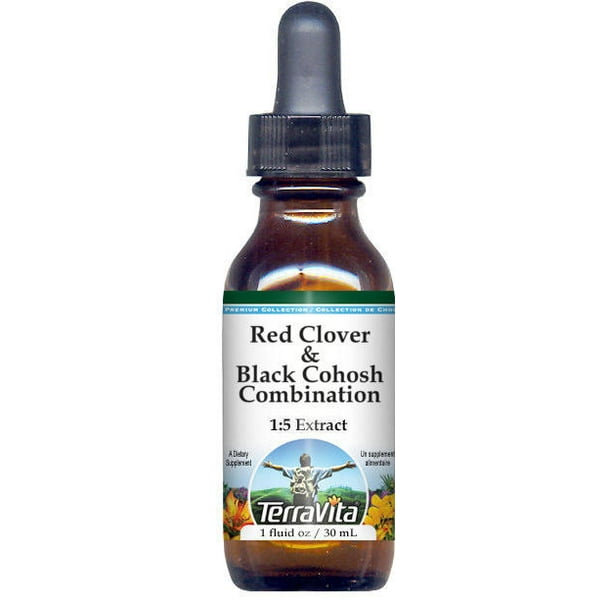 Red Clover & Black Cohosh Combination Glycerite Liquid Extract (15