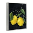 thumbnail image 4 of Stupell Industries Two Lemons on Black Food & Beverage Painting Gray Framed Art Print Wall Art, 24 x 30, 4 of 10