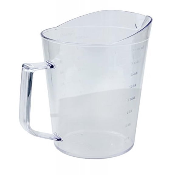 Crestware PMC1Q Poly Measuring Cup, 1 quart, Clear