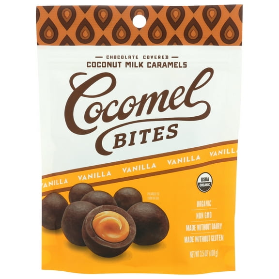 Cocomel Carmel Bite Organic Vanilla, 3.5 oz