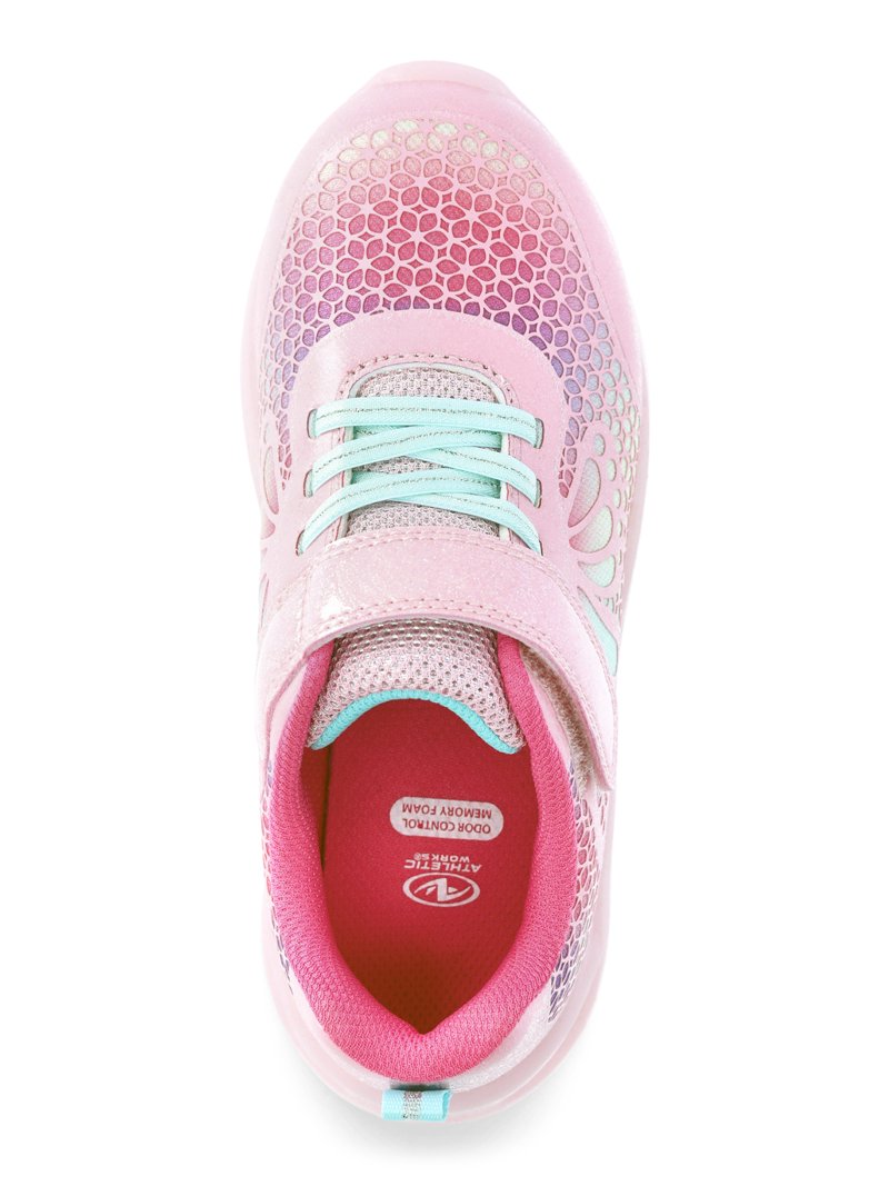Athletic Works Toddler Girl Butterfly Light Up Sneakers with