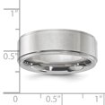 thumbnail image 4 of Vitalium Polished Ridged Edge Flat 8mm Band, 4 of 4