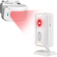 thumbnail image 1 of Motion Detector, Wireless Doorbell, Home Alarm System Kit with 1 Sensor and 1 Receiver, Electronic Sensor Welcome Device for Shops, Offices, Front Doo, 1 of 5